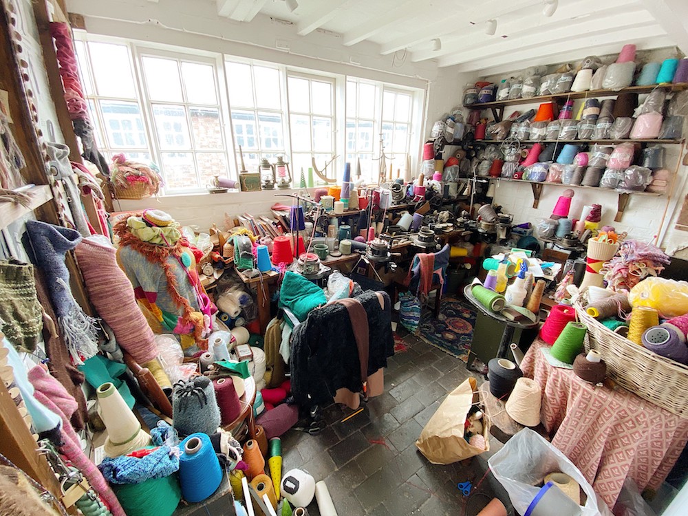 Helen Brownetts Office At The Framework Knitters Museum 2023